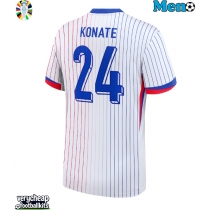 France Ibrahima Konate #24 Replica Away Shirt Euro 2024 Short Sleeve